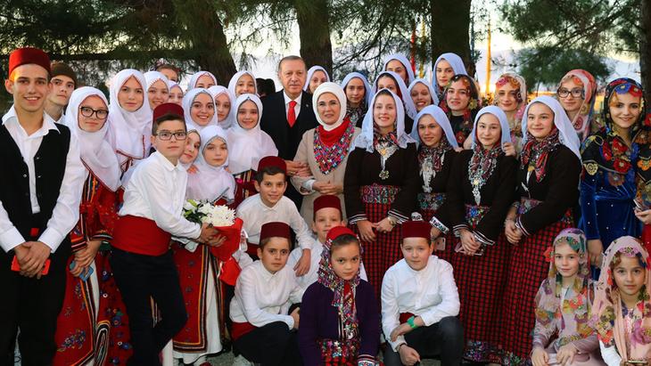 'Western Thrace Turkish Minority is not derelict' says Erdogan