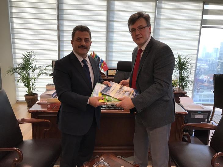 Habip Oğlu met with the YTB Vice President Sayit Yusuf